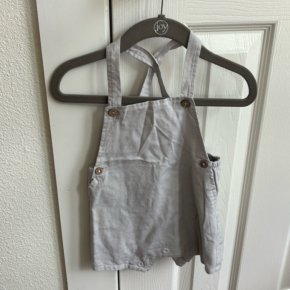 Bonnet a Pompon Dungaree Size 6 Month Boy